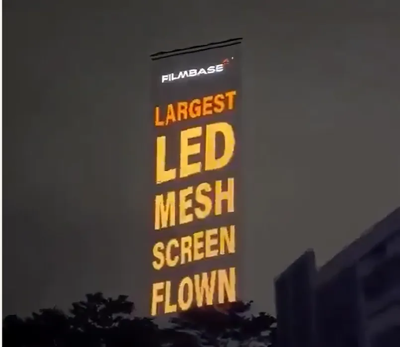 Drone carried billboard