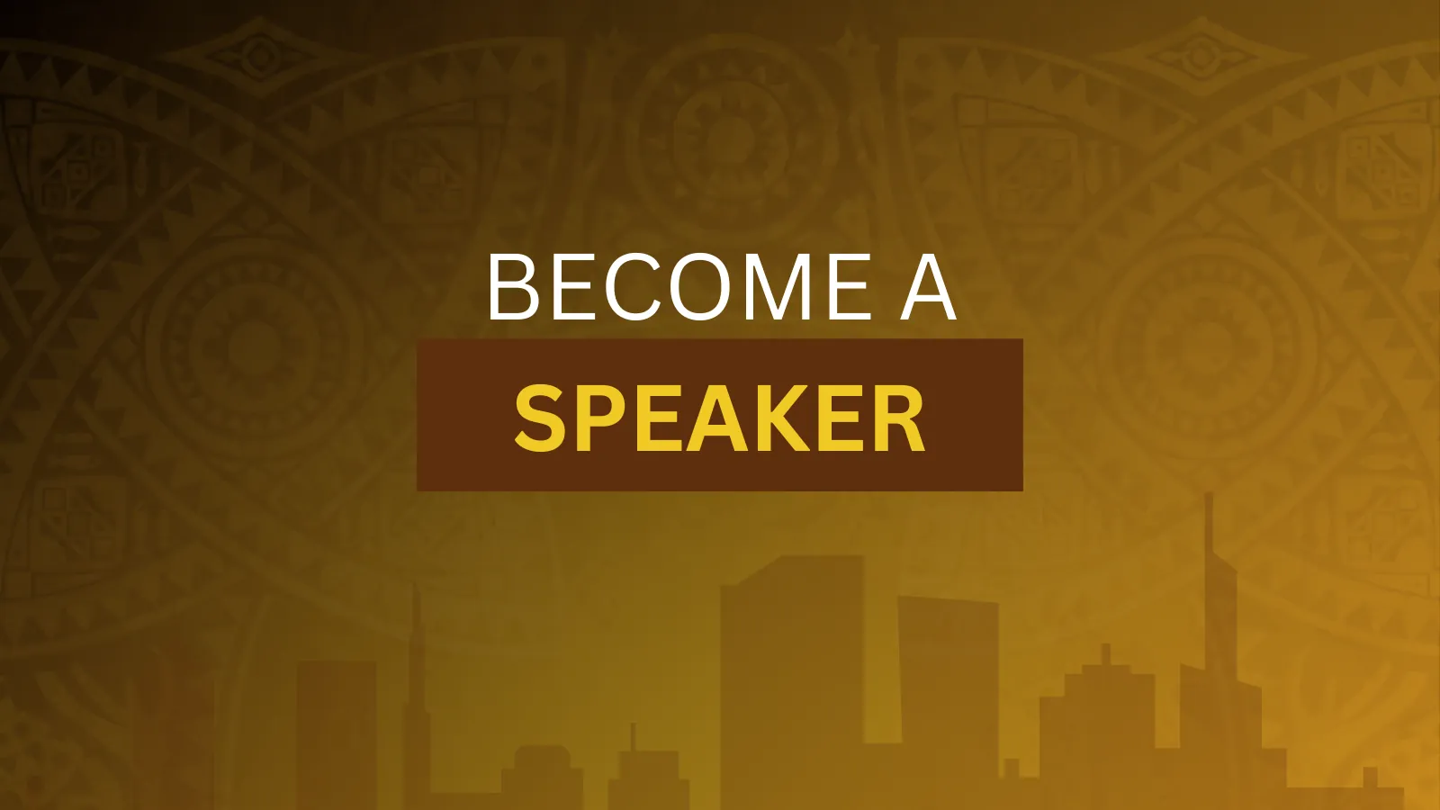 Loma 4.0 Become a speaker