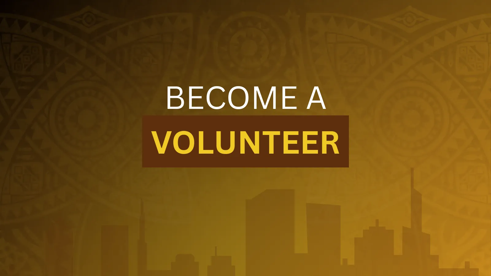 Become a volunteer